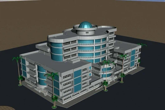 Sakkiz qavatli ofis bloki